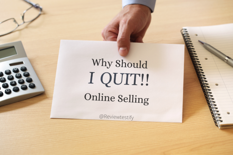 Why most online sellers are quitting?