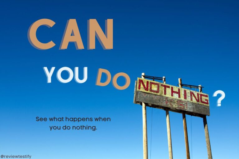 can you do nothing
