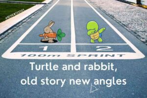 Read more about the article Turtle and rabbit, old story new angles