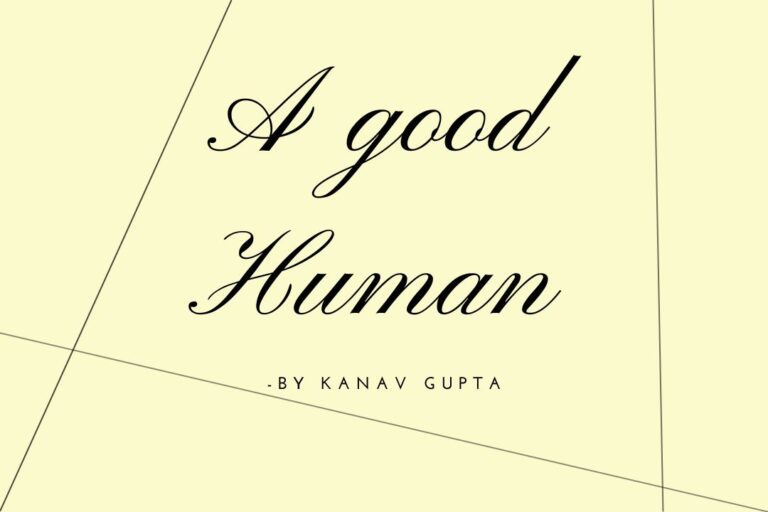how to be a good human