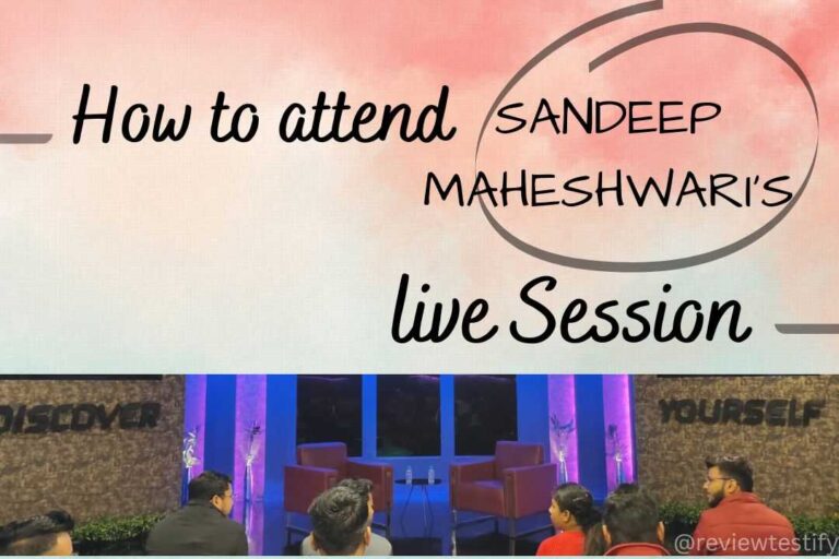 how to attend sandeep maheshwari live session, sandeep maheshwari session venue