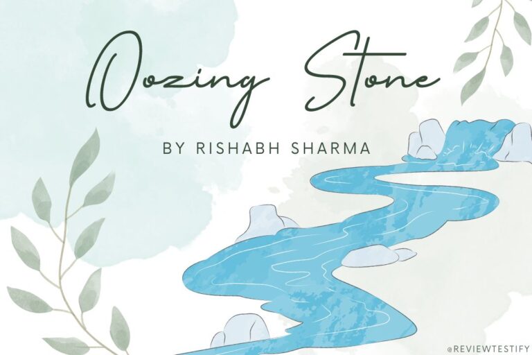 oozing stone - a poetry by rishabh sharma