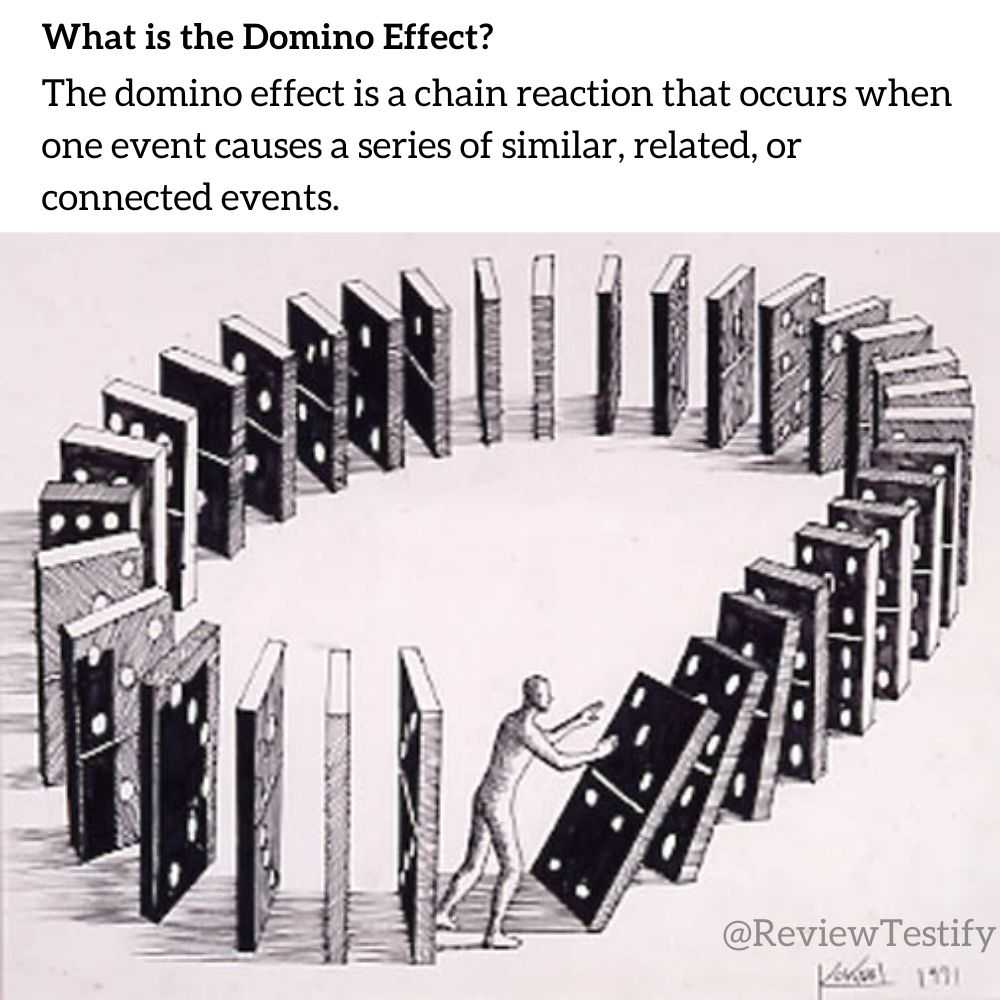 what is domino effect by review testify. your super power of voting.