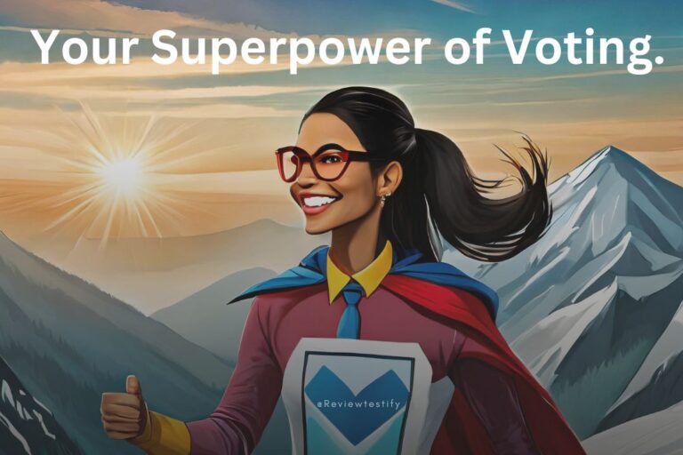 your superpower of voting by review testify