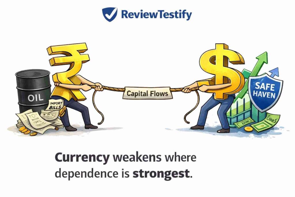 reviewtestify Insight: currency weakens when dependence is stongest a look upon indian currency decline