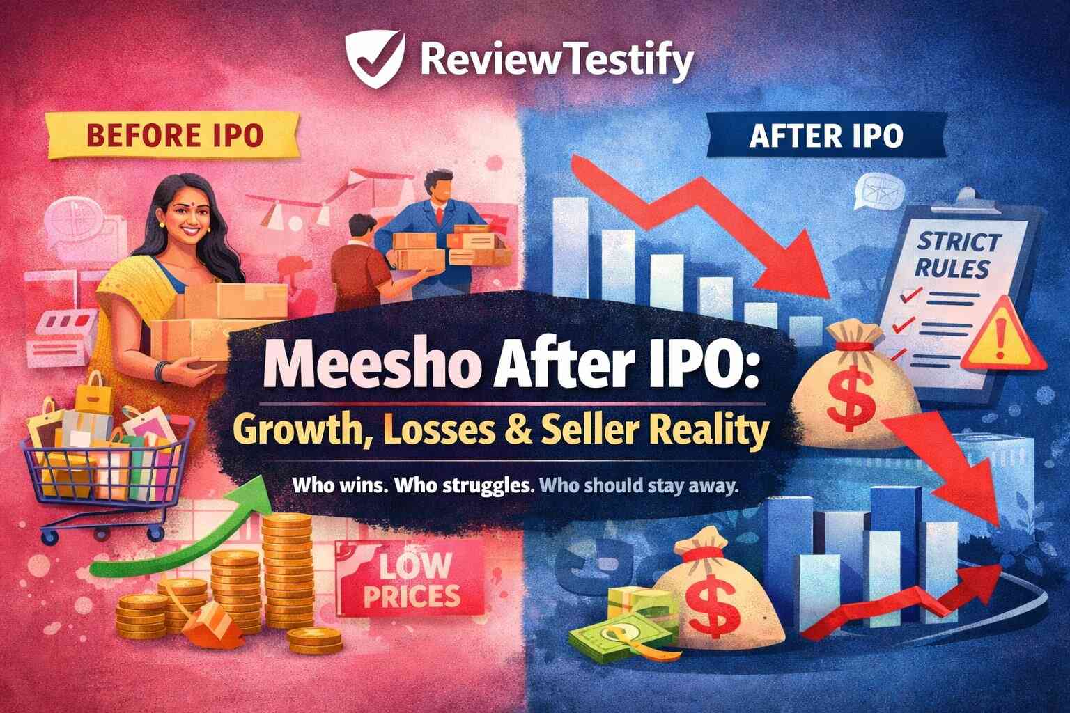 what happen meesho after ipo reviewtestify