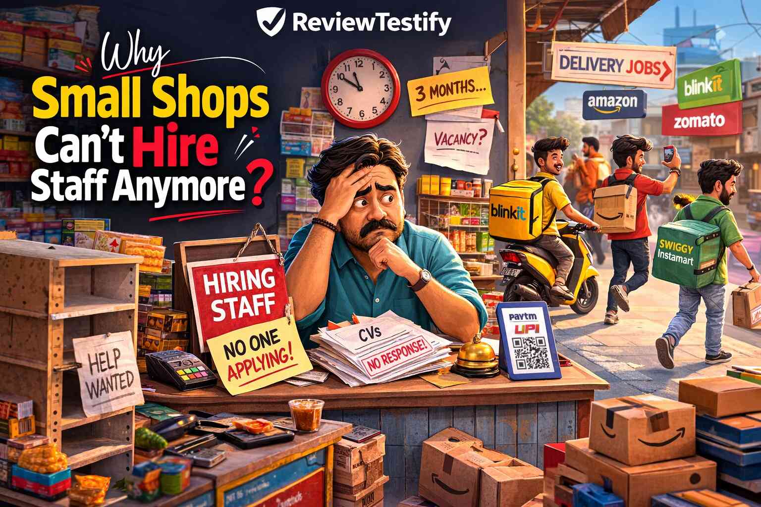 Why can't I hire staff for my small shop problem solved at reviewtestify