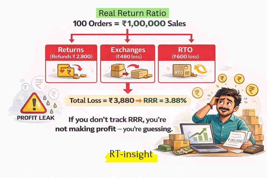 real return ratio formula explained to reduce returns in your ecommerce business