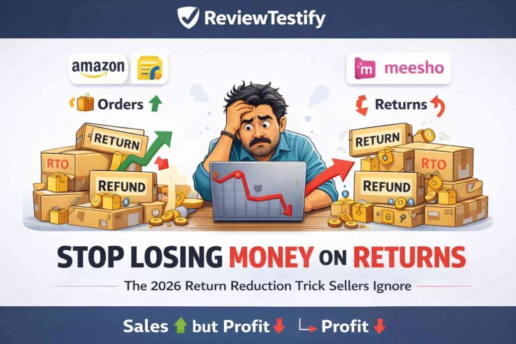 Reviewtestify amazon flipkart meesho return reduction strategy