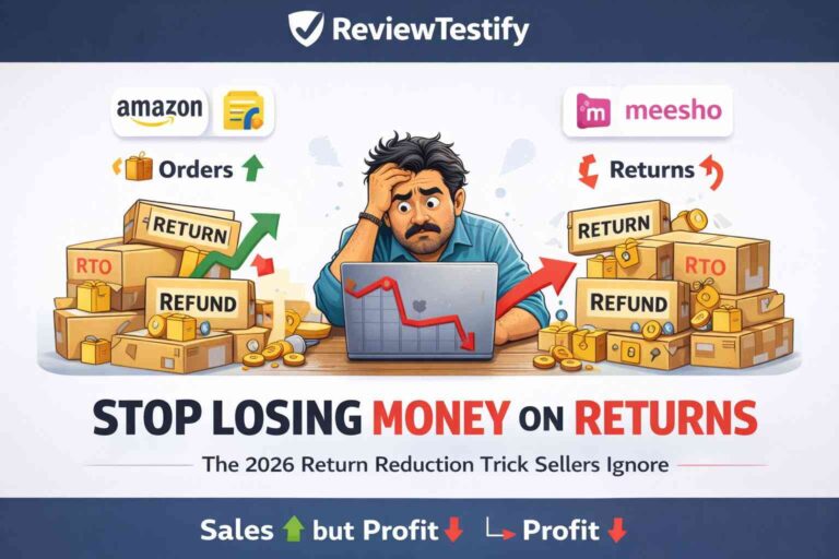 Reviewtestify amazon flipkart meesho return reduction strategy