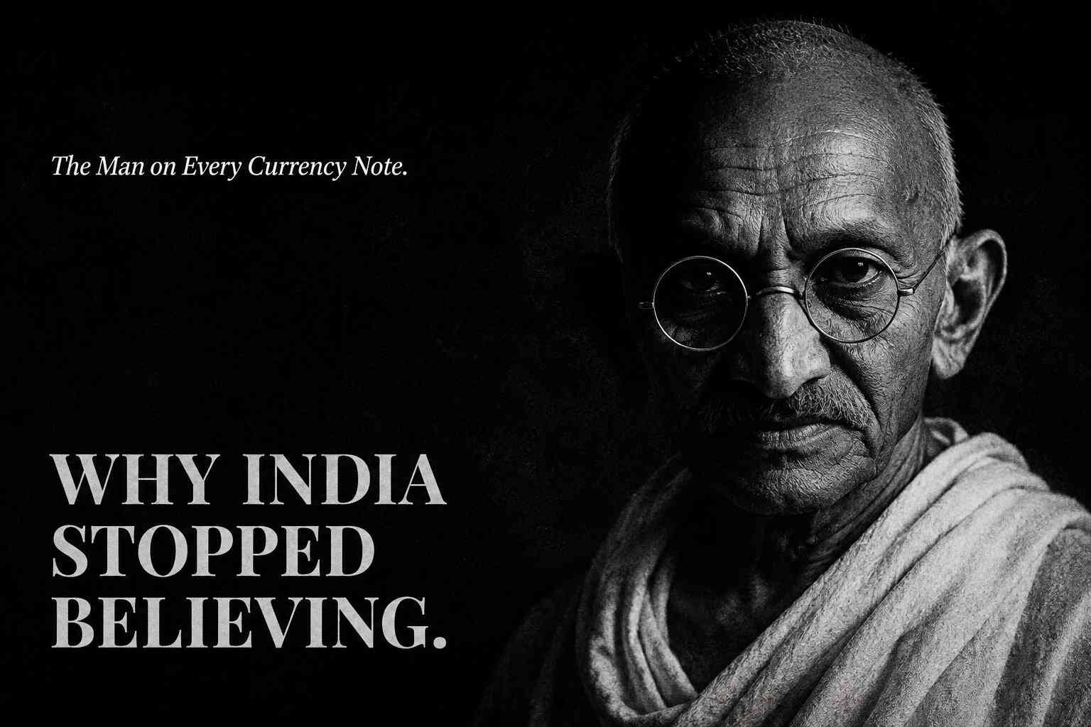 Why People Started Hating Mohandas Karamchand Gandhi