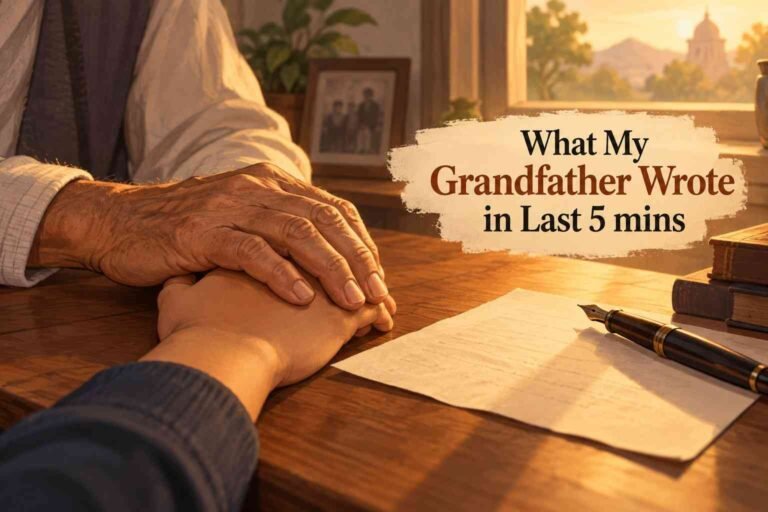 What My Grandfather Wrote in Last 5 mins reviewtestify