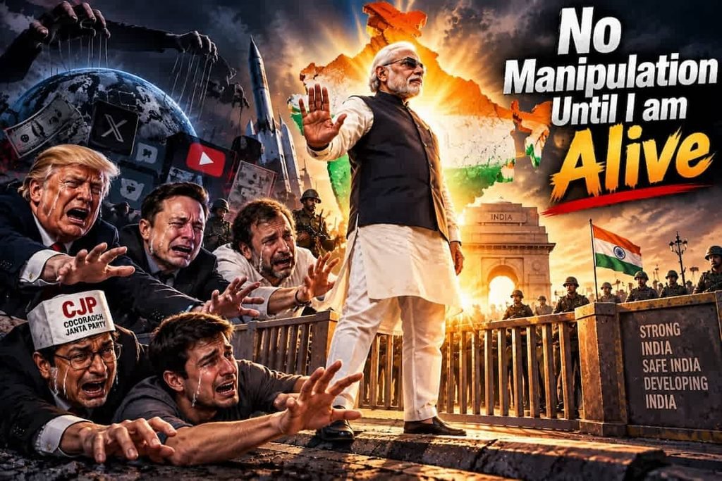 modi led BJP government stop all manipulation meme against protest from global leftist